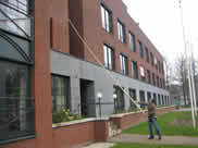 telescopische glasbewassing tot 15mtr.